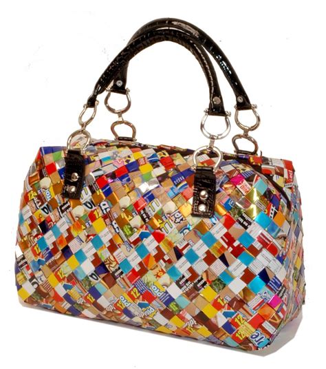 designer bags made from waste.